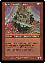 Magic the Gathering Card - Dong Zhou, the Tyrant - MTG Circle