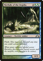 Magic the Gathering Card - Merfolk of the Depths - MTG Circle