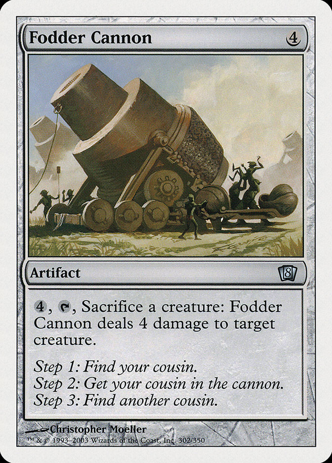 Magic the Gathering Card - Fodder Cannon - MTG Circle
