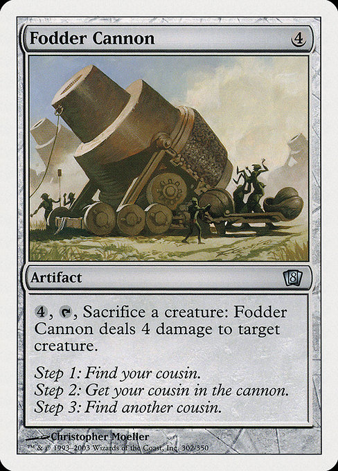 Magic the Gathering Card - Fodder Cannon - MTG Circle