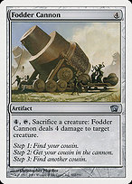 Magic the Gathering Card - Fodder Cannon - MTG Circle
