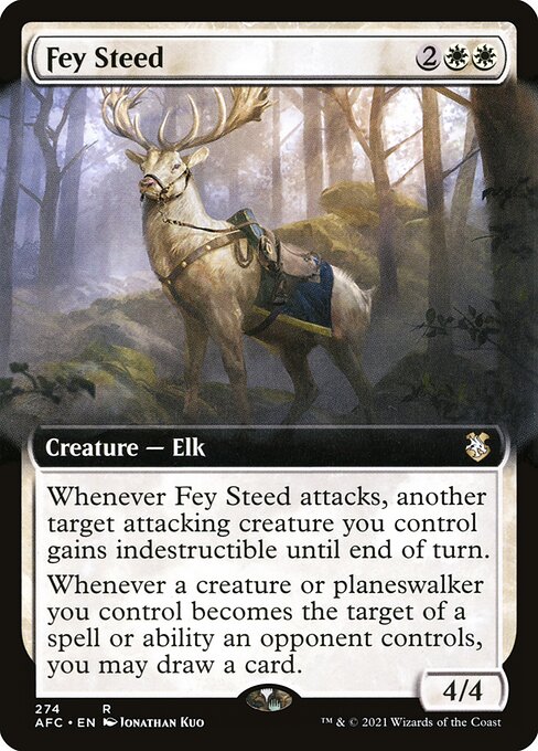 Magic the Gathering Card - Fey Steed - MTG Circle