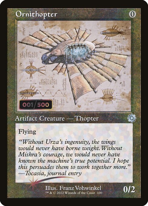 Magic the Gathering Card - Ornithopter - MTG Circle