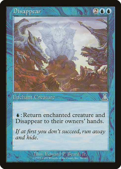 Magic the Gathering Card - Disappear - MTG Circle