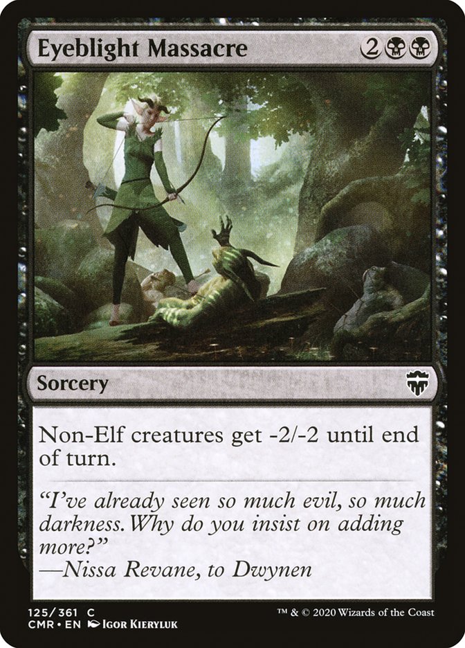 Magic the Gathering Card - Eyeblight Massacre - MTG Circle