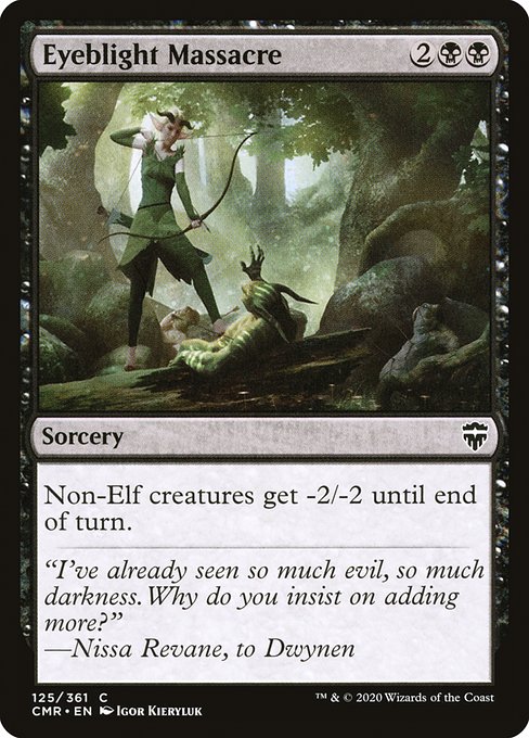 Magic the Gathering Card - Eyeblight Massacre - MTG Circle