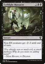 Magic the Gathering Card - Eyeblight Massacre - MTG Circle