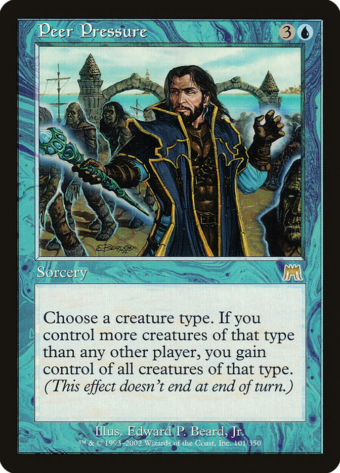 Magic the Gathering Card - Peer Pressure - MTG Circle