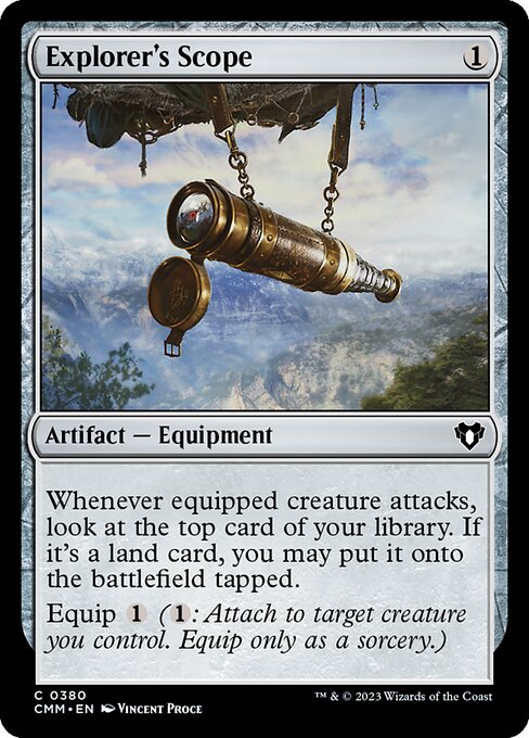 Magic the Gathering Card - Explorer's Scope - MTG Circle