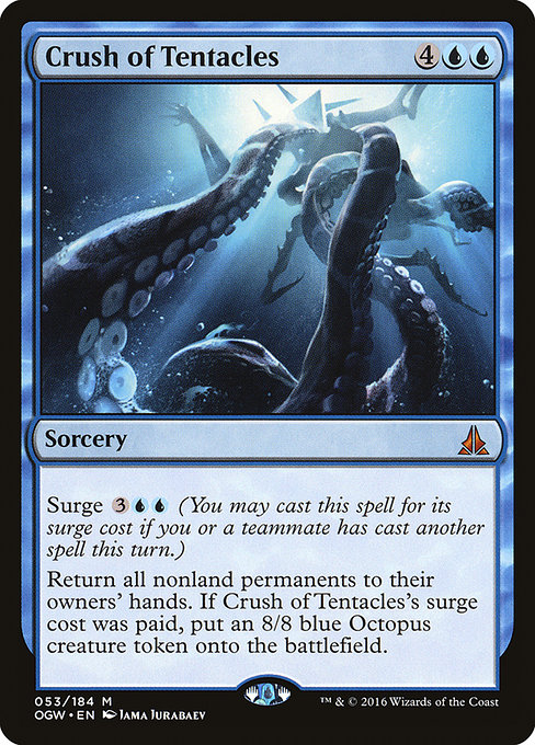 Magic the Gathering Card - Crush of Tentacles - MTG Circle