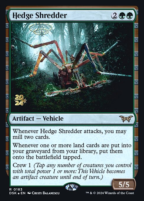 Magic the Gathering Card - Hedge Shredder - MTG Circle