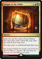 Magic the Gathering Card - Escape to the Wilds - MTG Circle