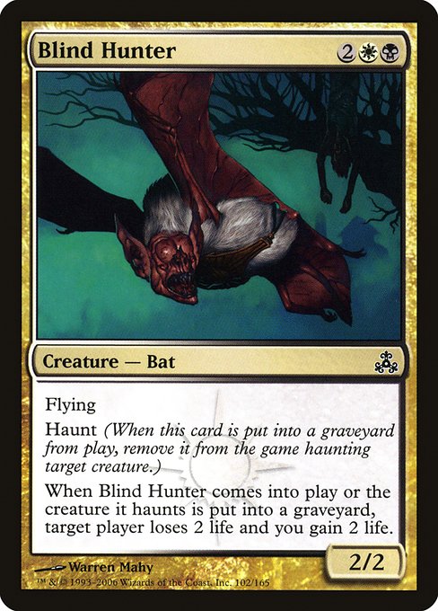 Magic the Gathering Card - Blind Hunter - MTG Circle