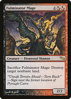 Magic the Gathering Card - Fulminator Mage - MTG Circle