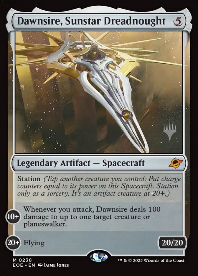 Magic the Gathering Card - Dawnsire, Sunstar Dreadnought - MTG Circle