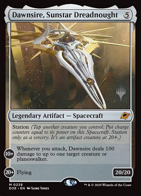 Magic the Gathering Card - Dawnsire, Sunstar Dreadnought - MTG Circle