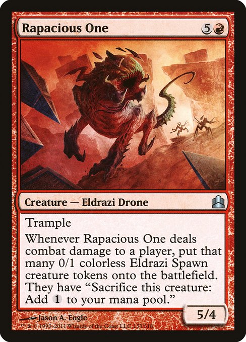 Magic the Gathering Card - Rapacious One - MTG Circle