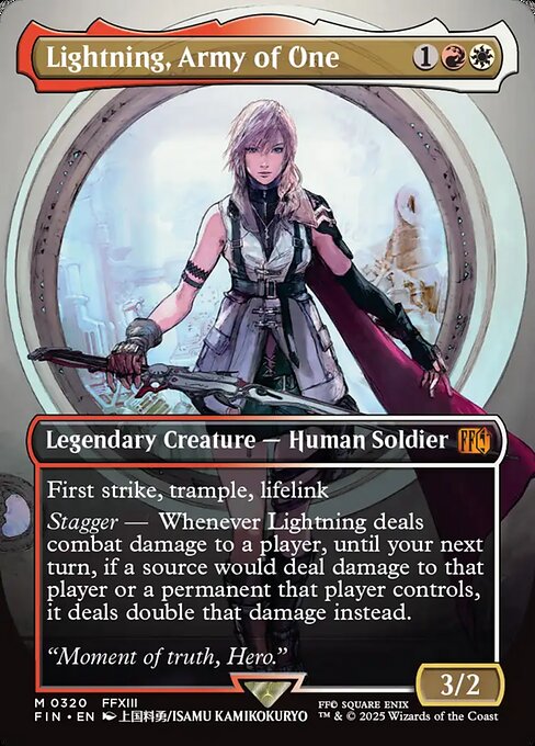 Magic the Gathering Card - Lightning, Army of One - MTG Circle