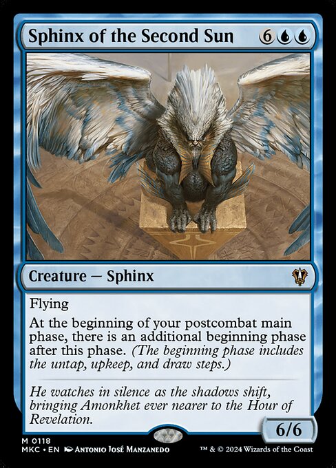Magic the Gathering Card - Sphinx of the Second Sun - MTG Circle