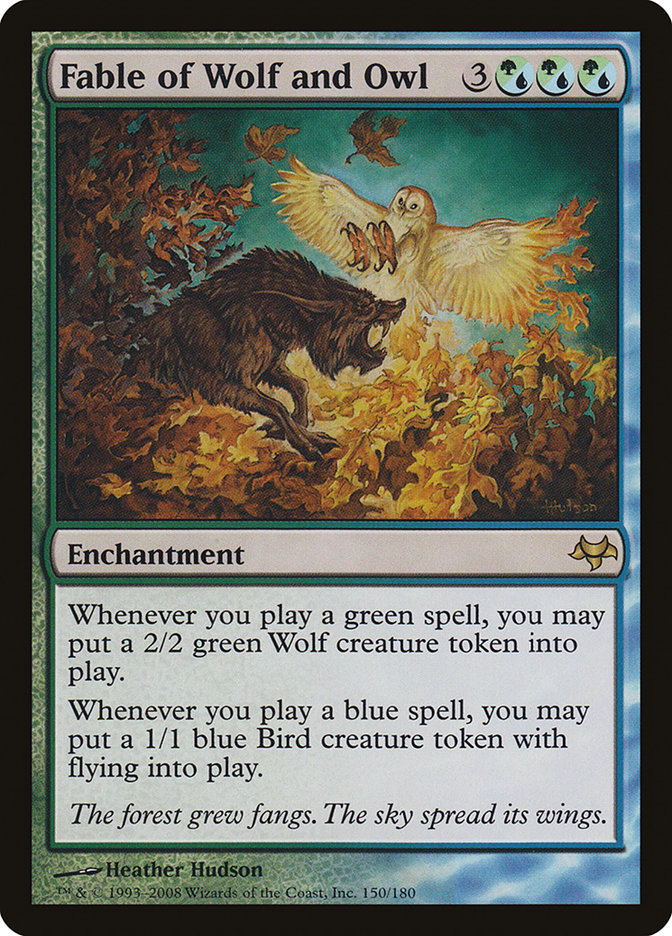 Magic the Gathering Card - Fable of Wolf and Owl - MTG Circle