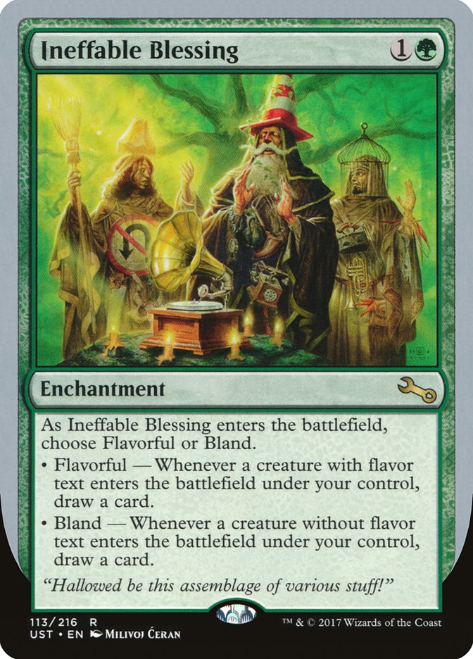 Magic the Gathering Card - Ineffable Blessing - MTG Circle