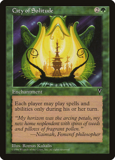 Magic the Gathering Card - City of Solitude - MTG Circle