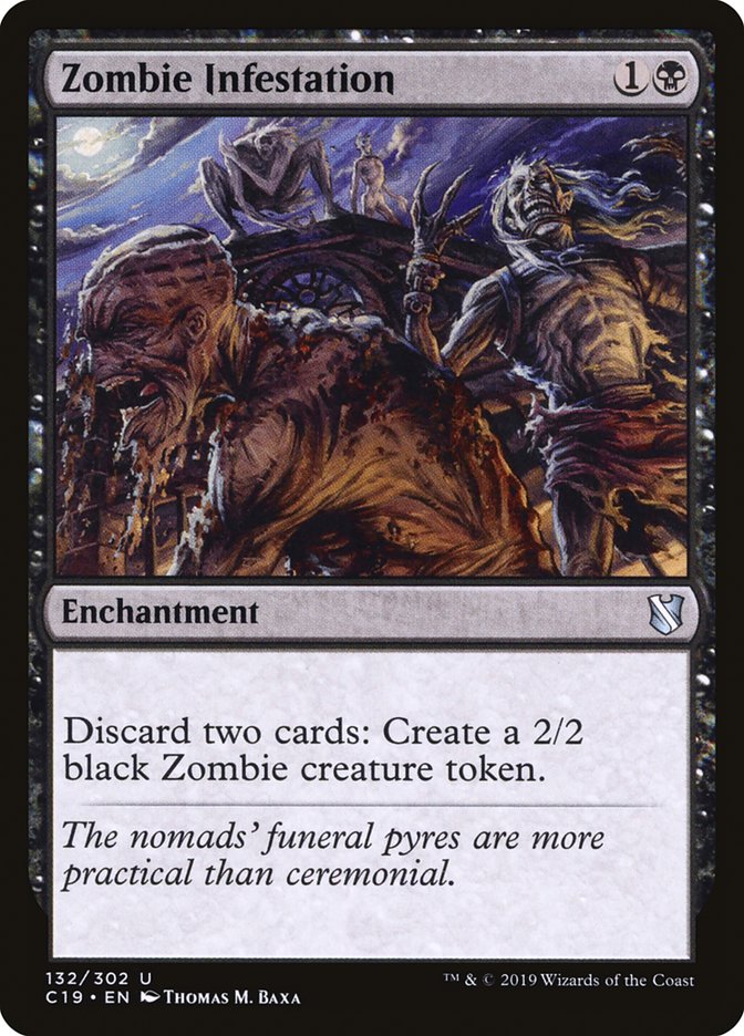 Magic the Gathering Card - Zombie Infestation - MTG Circle