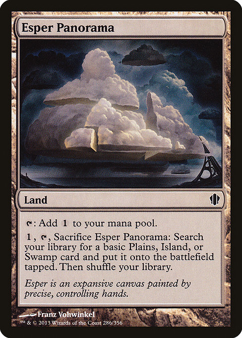 Magic the Gathering Card - Esper Panorama - MTG Circle