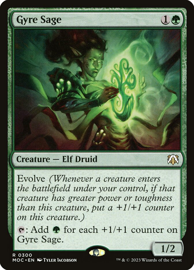 Magic the Gathering Card - Gyre Sage - MTG Circle