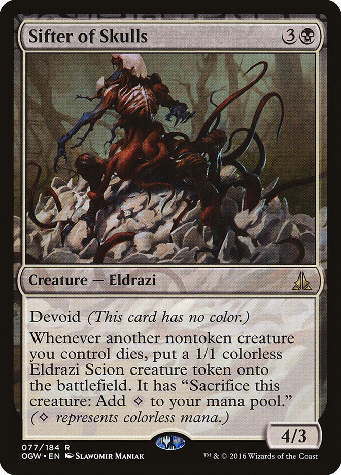 Magic the Gathering Card - Sifter of Skulls - MTG Circle
