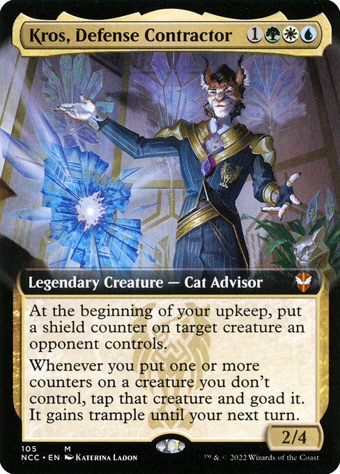 Magic the Gathering Card - Kros, Defense Contractor - MTG Circle