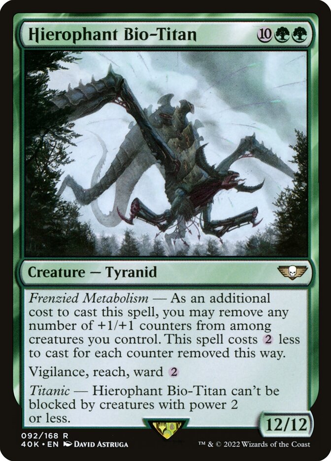 Magic the Gathering Card - Hierophant Bio-Titan - MTG Circle