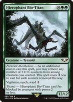 Magic the Gathering Card - Hierophant Bio-Titan - MTG Circle