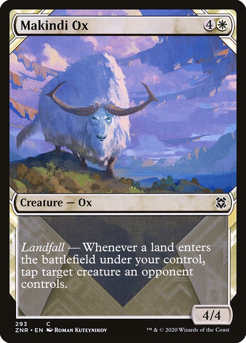 Magic the Gathering Card - Makindi Ox - MTG Circle