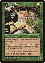 Magic the Gathering Card - Quirion Elves - MTG Circle