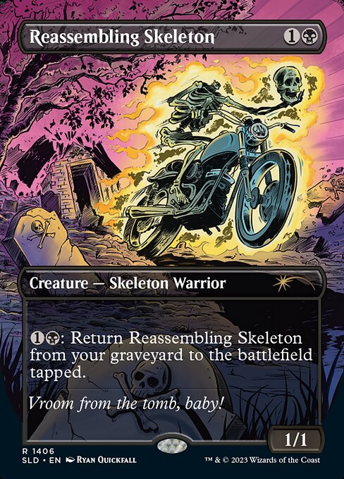 Magic the Gathering Card - Reassembling Skeleton - MTG Circle