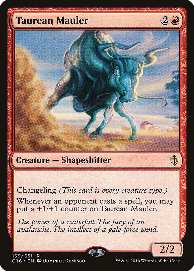 Magic the Gathering Card - Taurean Mauler - MTG Circle