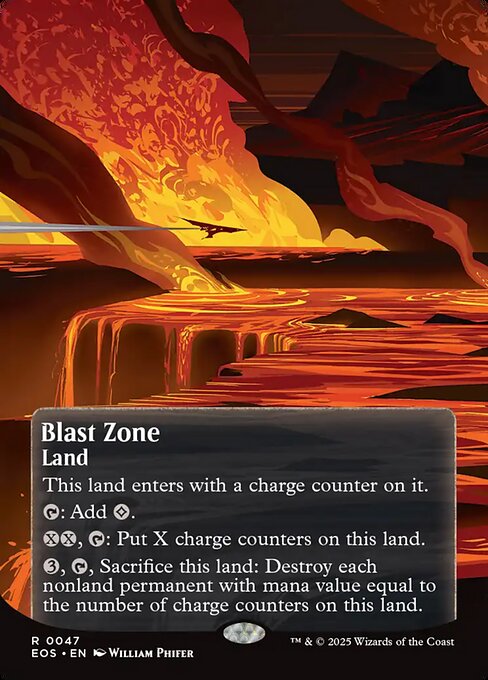 Magic the Gathering Card - Blast Zone - MTG Circle