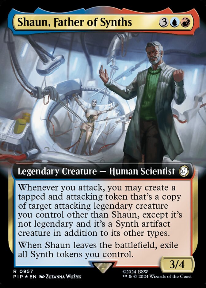 Magic the Gathering Card - Shaun, Father of Synths - MTG Circle