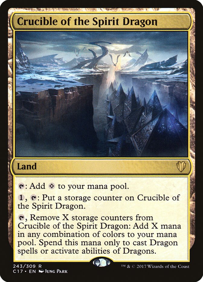 Magic the Gathering Card - Crucible of the Spirit Dragon - MTG Circle