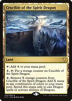 Magic the Gathering Card - Crucible of the Spirit Dragon - MTG Circle