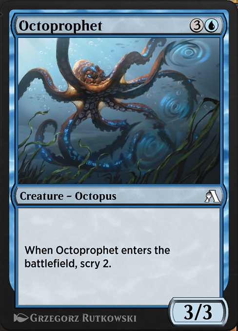 Magic the Gathering Card - Octoprophet - MTG Circle