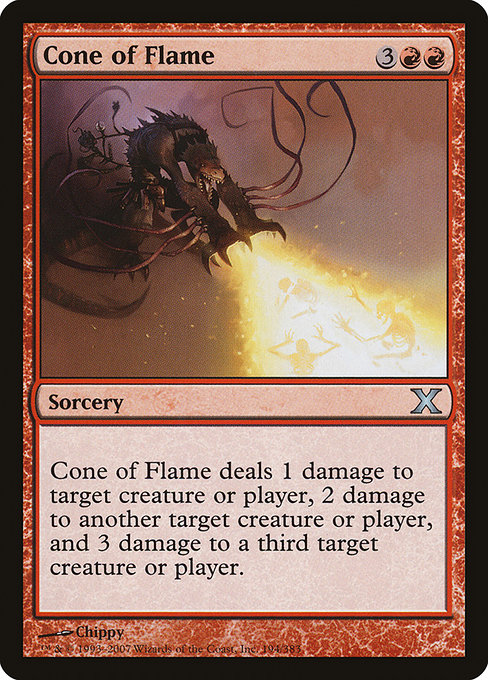 Magic the Gathering Card - Cone of Flame - MTG Circle