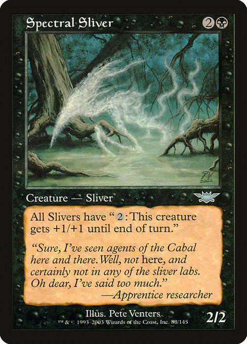 Magic the Gathering Card - Spectral Sliver - MTG Circle