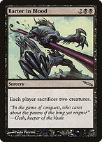 Magic the Gathering Card - Barter in Blood - MTG Circle