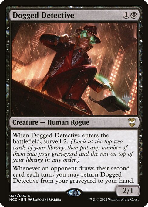 Magic the Gathering Card - Dogged Detective - MTG Circle