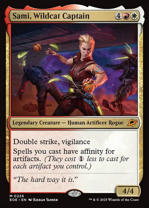Magic the Gathering Card - Sami, Wildcat Captain - MTG Circle