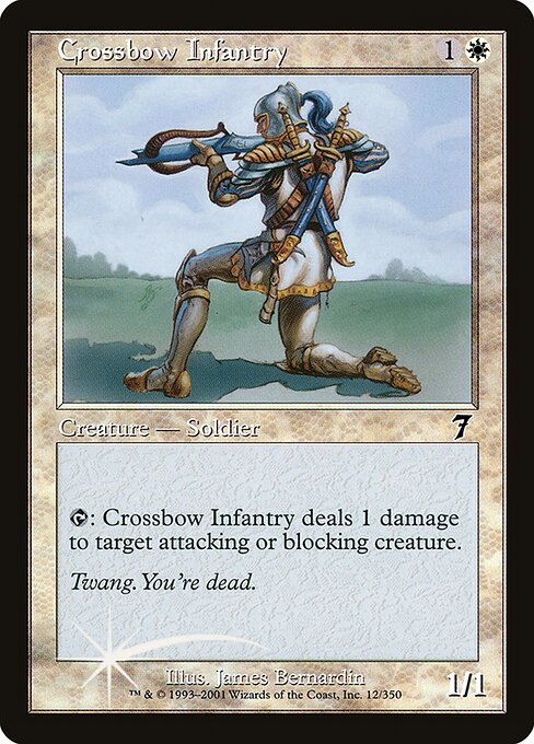 Magic the Gathering Card - Crossbow Infantry - MTG Circle