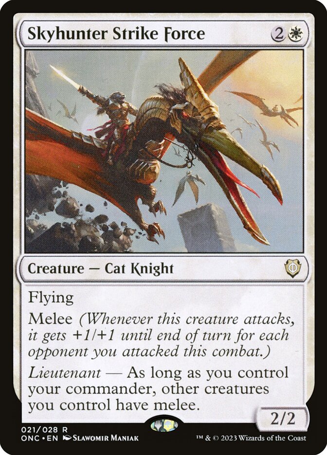 Magic the Gathering Card - Skyhunter Strike Force - MTG Circle