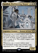 Magic the Gathering Card - Kambal, Profiteering Mayor - MTG Circle